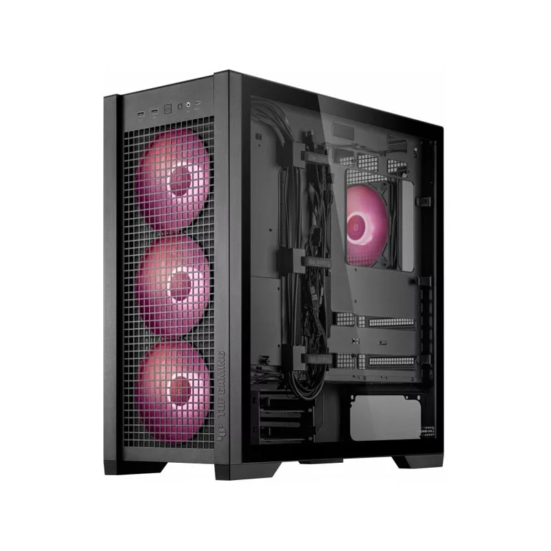 کیس کامپیوتر ایسوس مدل  TUF Gaming GT302 ARGB BK