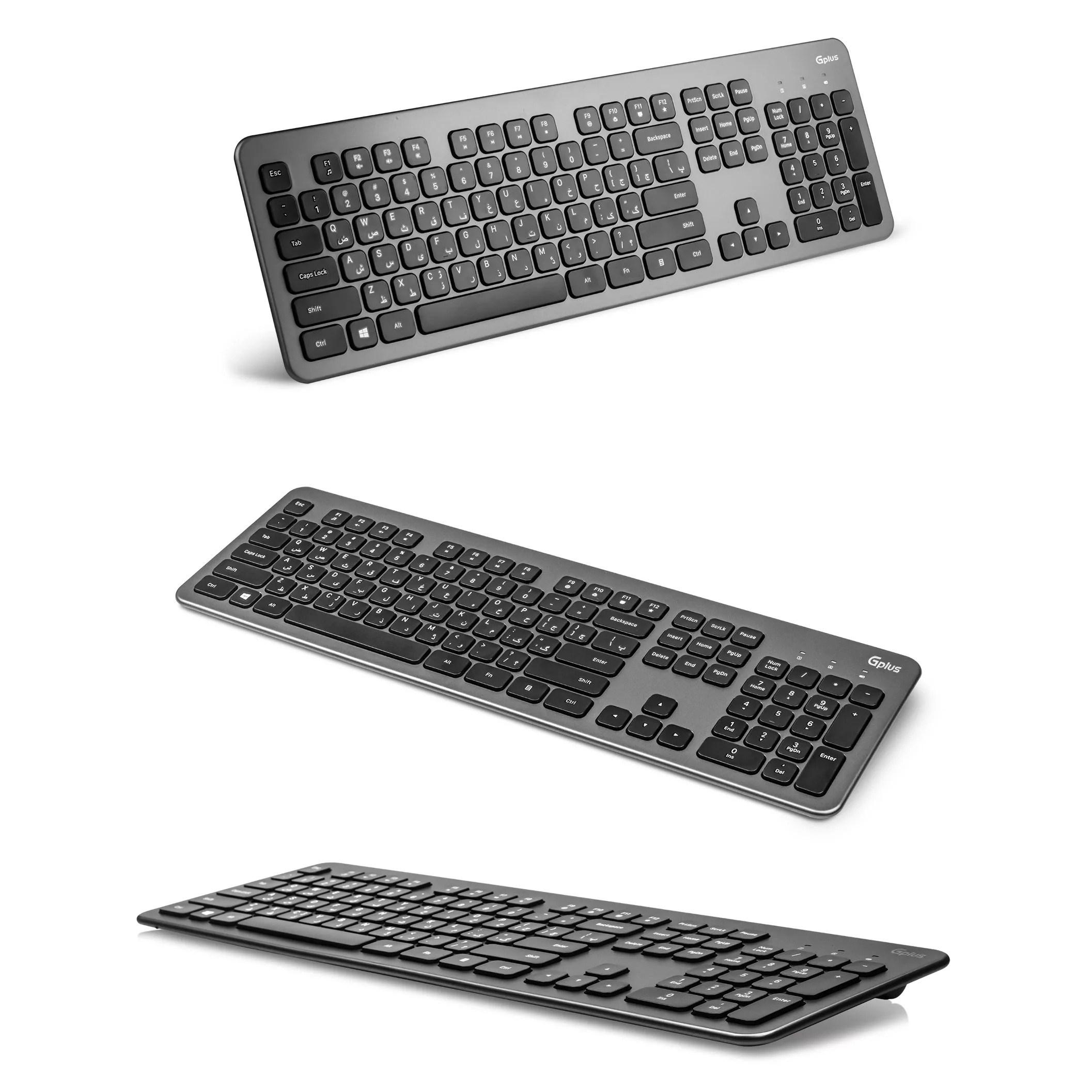 کیبورد و ماوس بی سیم جی پلاس مدل GMK-C360D