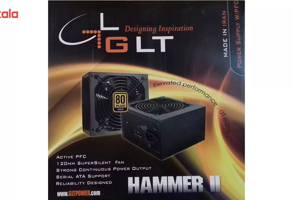 منبع تغذیه کامپیوتر GLT مدل ++ATX1800