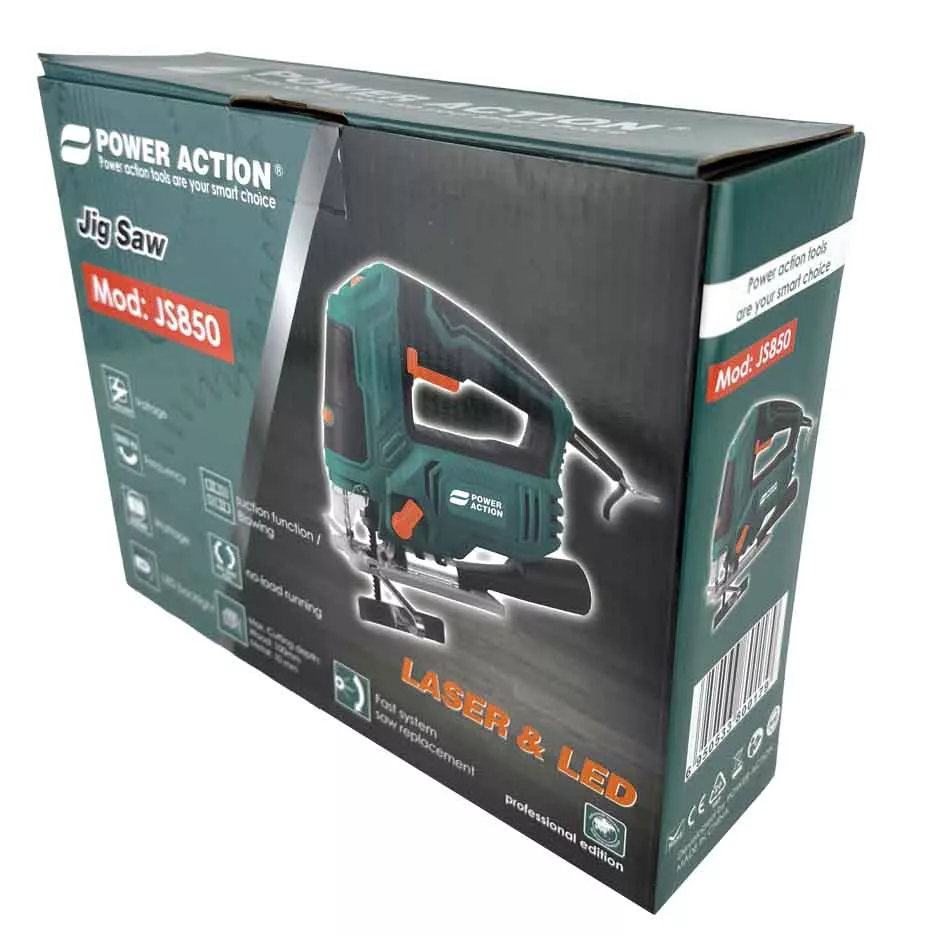 اره عمودبر 850 وات پاور اکشن مدل JS850 لیزری