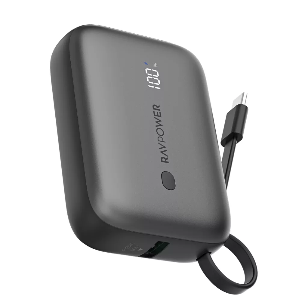 پاوربانک راو پاور مدل RP-PB1224 ظرفیت 10000 میلی آمپر ساعت