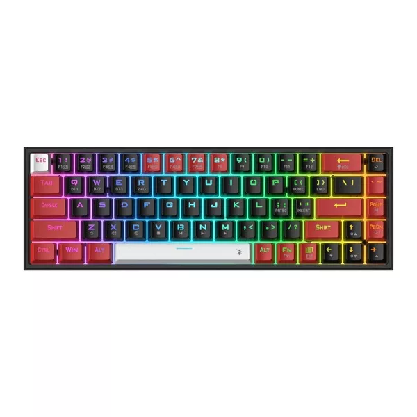 کیبورد مخصوص بازی ردراگون مدل Castor Pro K631RGB-PRO-BRW