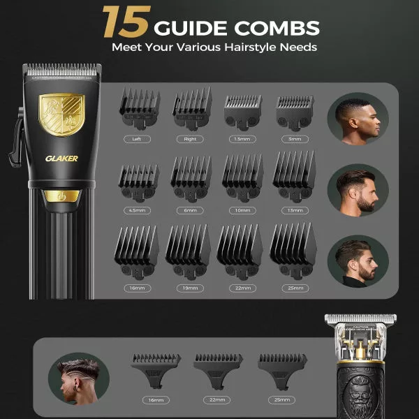 ماشین اصلاح موی سر و صورت گلاکر مدل 6026+1019 مجموعه دو عددی