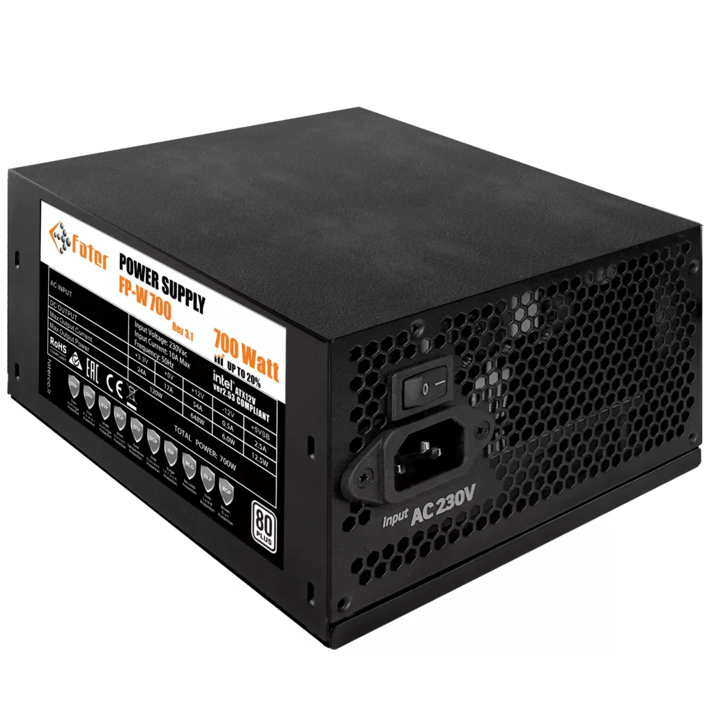 منبع تغذیه کامپیوتر 700 وات فاطر مدل FP-W700 80Plus 700W