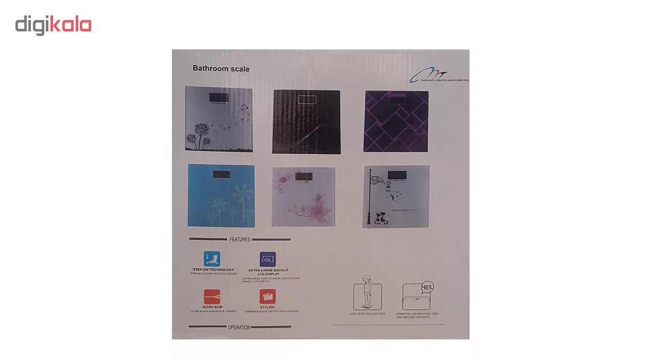 ترازو دیجیتال بث روم اسکیل مدل Bathroom scale-2