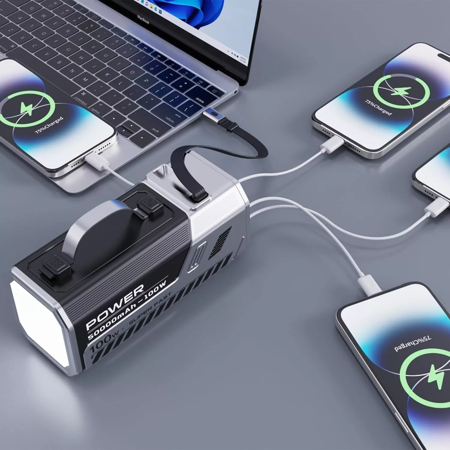 پاوربانک گرین لاین مدل GL-PX21 ظرفیت 50000 میلی آمپر ساعت