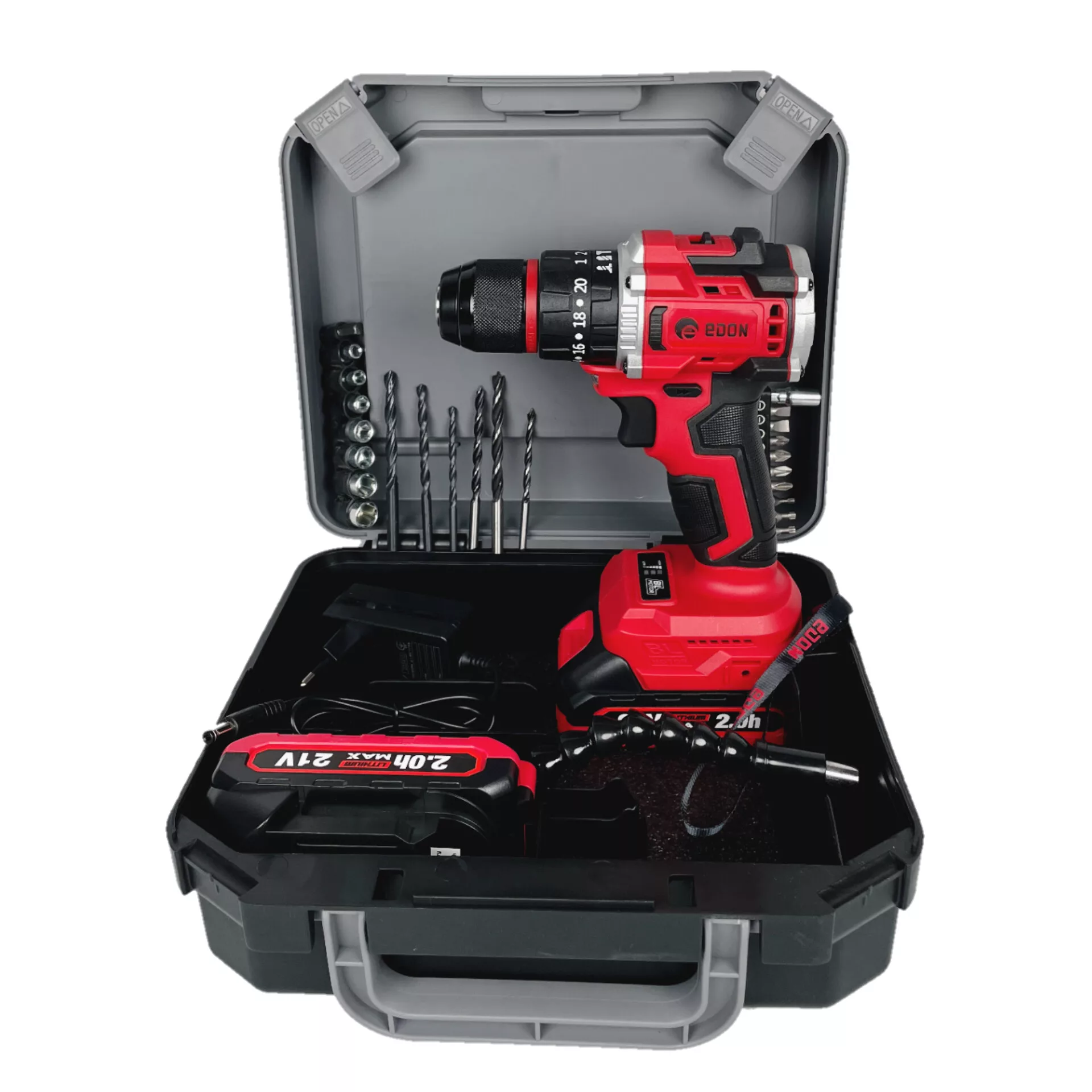 دریل پیچ گوشتی شارژی چکشی 21 ولت ادون مدل BL-21