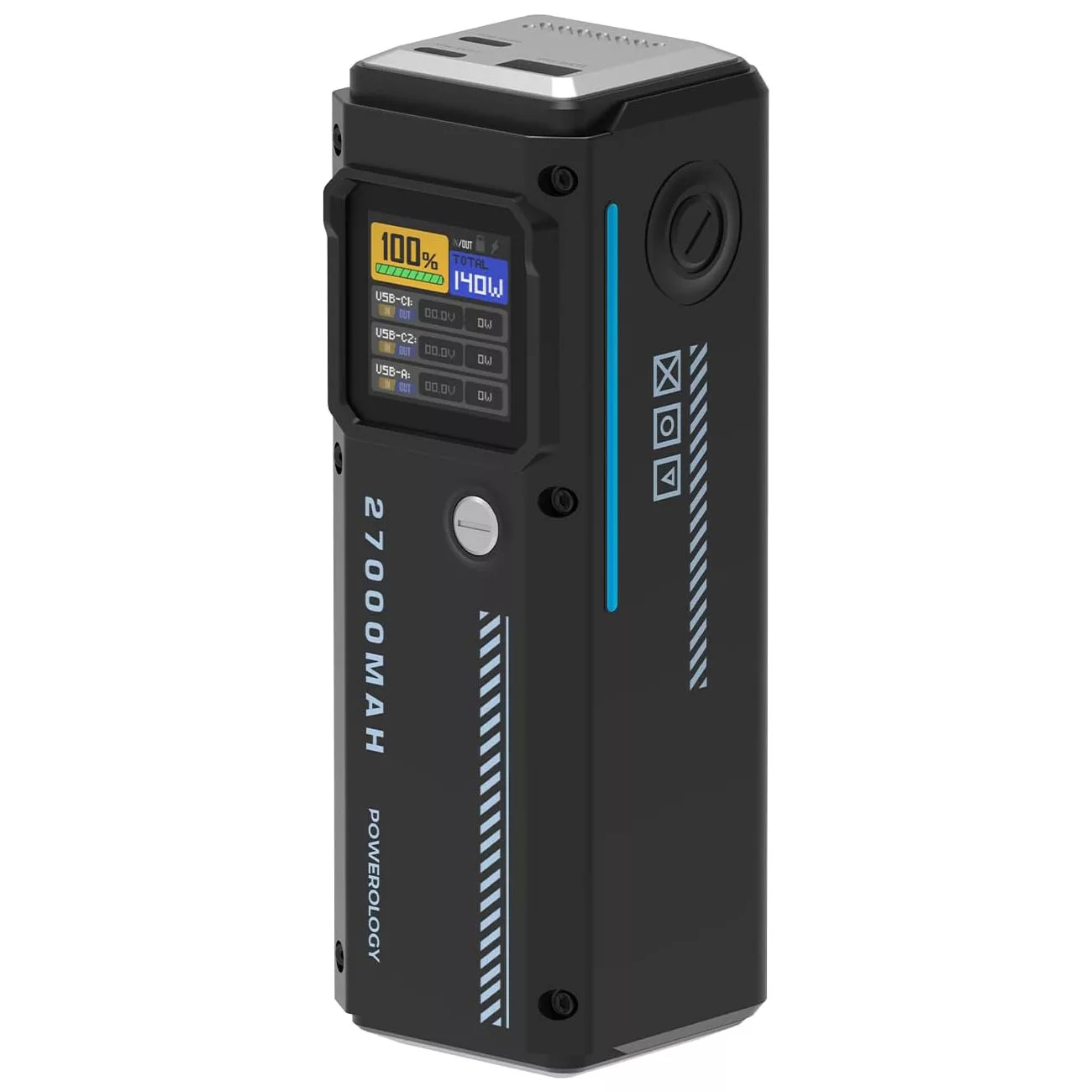 پاوربانک پاورولوجی مدل Smart Display 140W PPBCHA83 ظرفیت 27000 میلی آمپر ساعت پاوربانک پاورولوجی مدل Smart Display 140W PPBCHA83 ظرفیت 27000 میلی آمپر ساعت