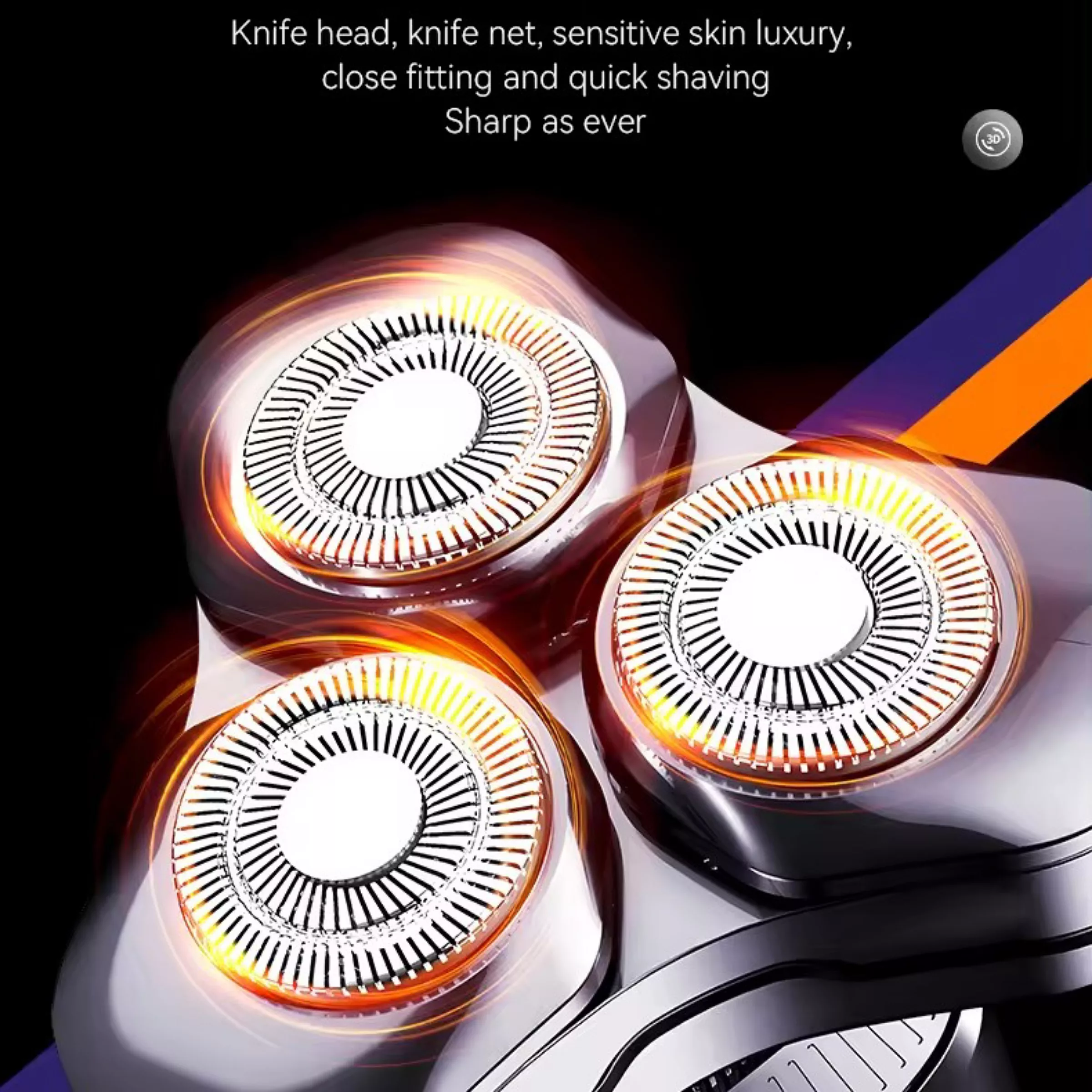 ست ماشین اصلاح موی صورت و بدن کیمی شارژی مدل KM-7939