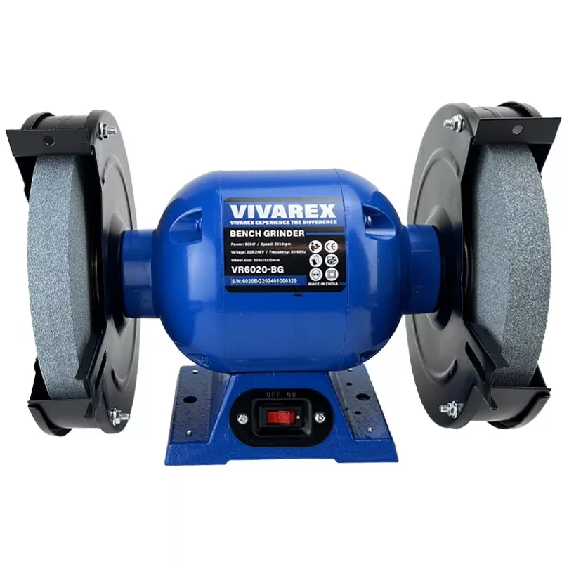 سنگ رومیزی 200 میلیمتری 600 وات ویوارکس مدل VR6020-BG