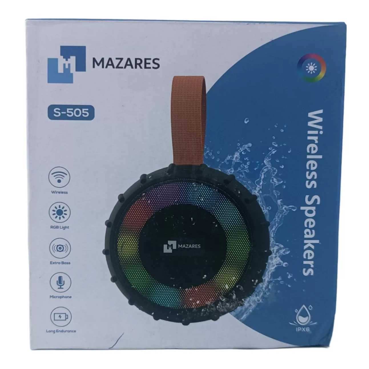 اسپیکر بلوتوثی قابل حمل مازارس مدل S-505