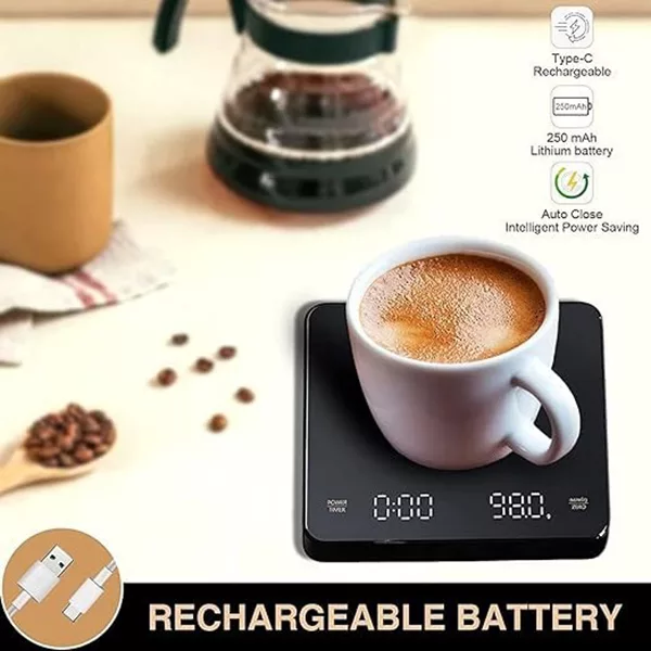 ترازو آشپزخانه دیجیتال مدل باریستایی لواک