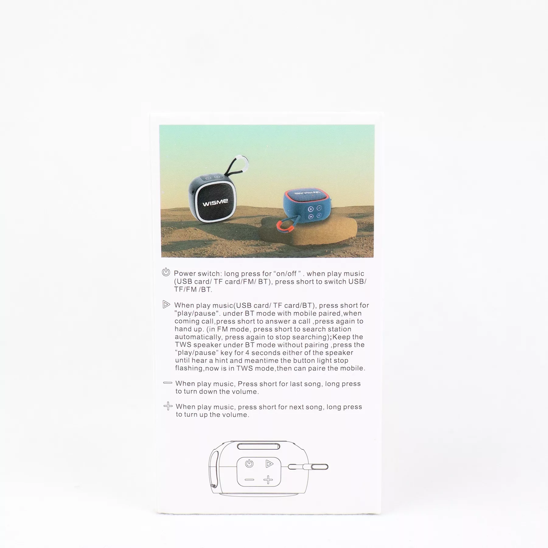 اسپیکر قابل حمل ویسمی مدل WS-Y1