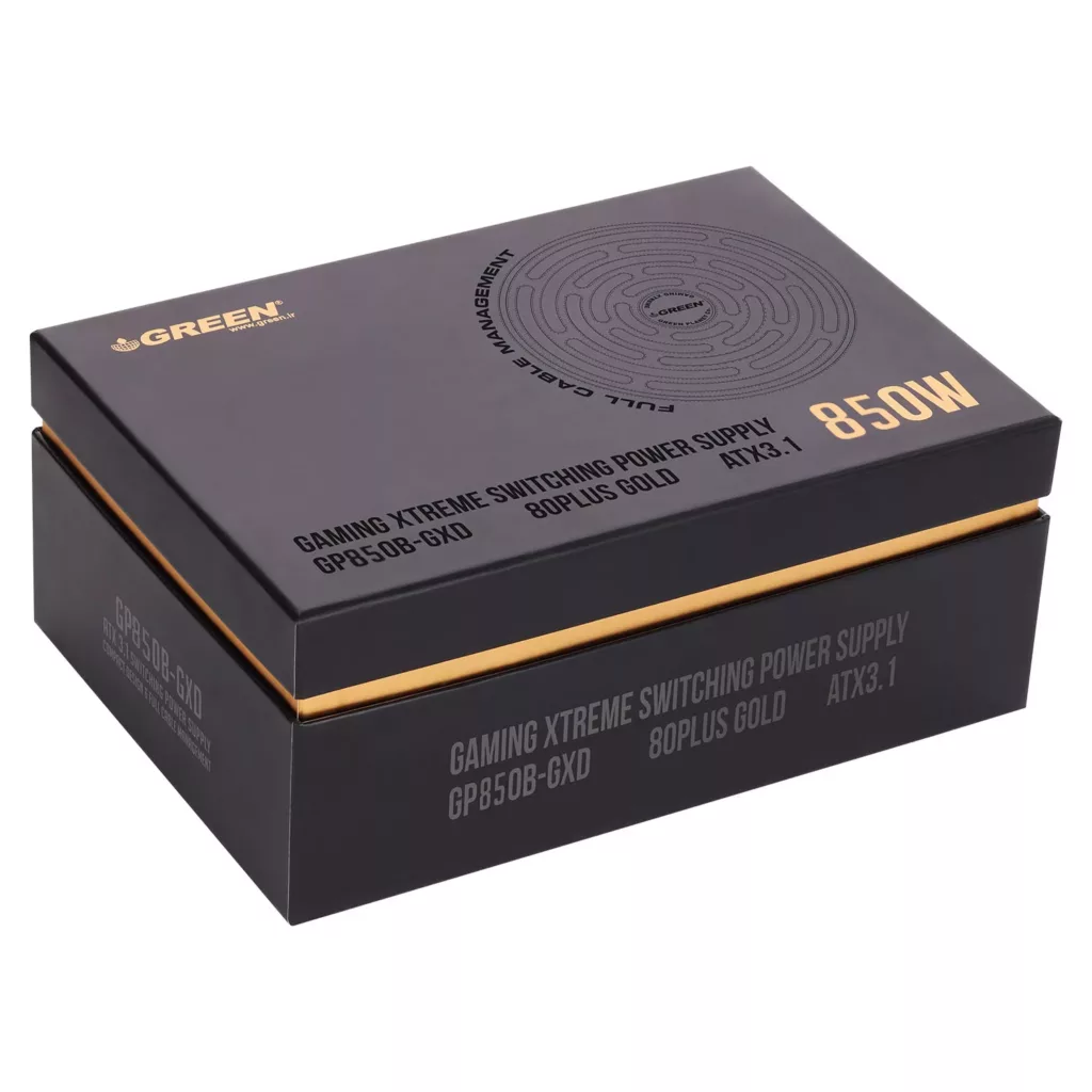 منبع تغذیه کامپیوتر 850 وات گرین مدل GP850B-GXD