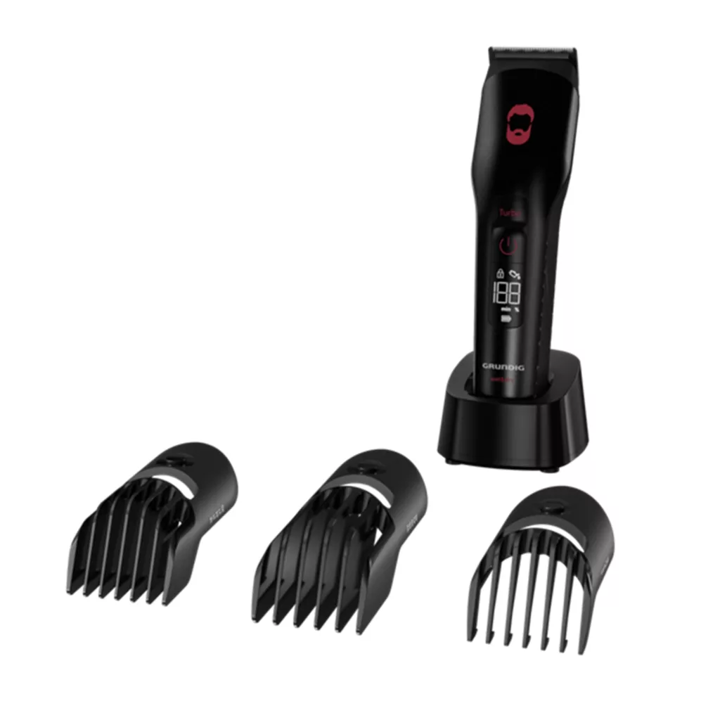 ماشین اصلاح موی سر و صورت شارژی گروندیگ مدل MC 9030 به همراه مو زن گوش و بینی گروندیگ مدل MT 3810