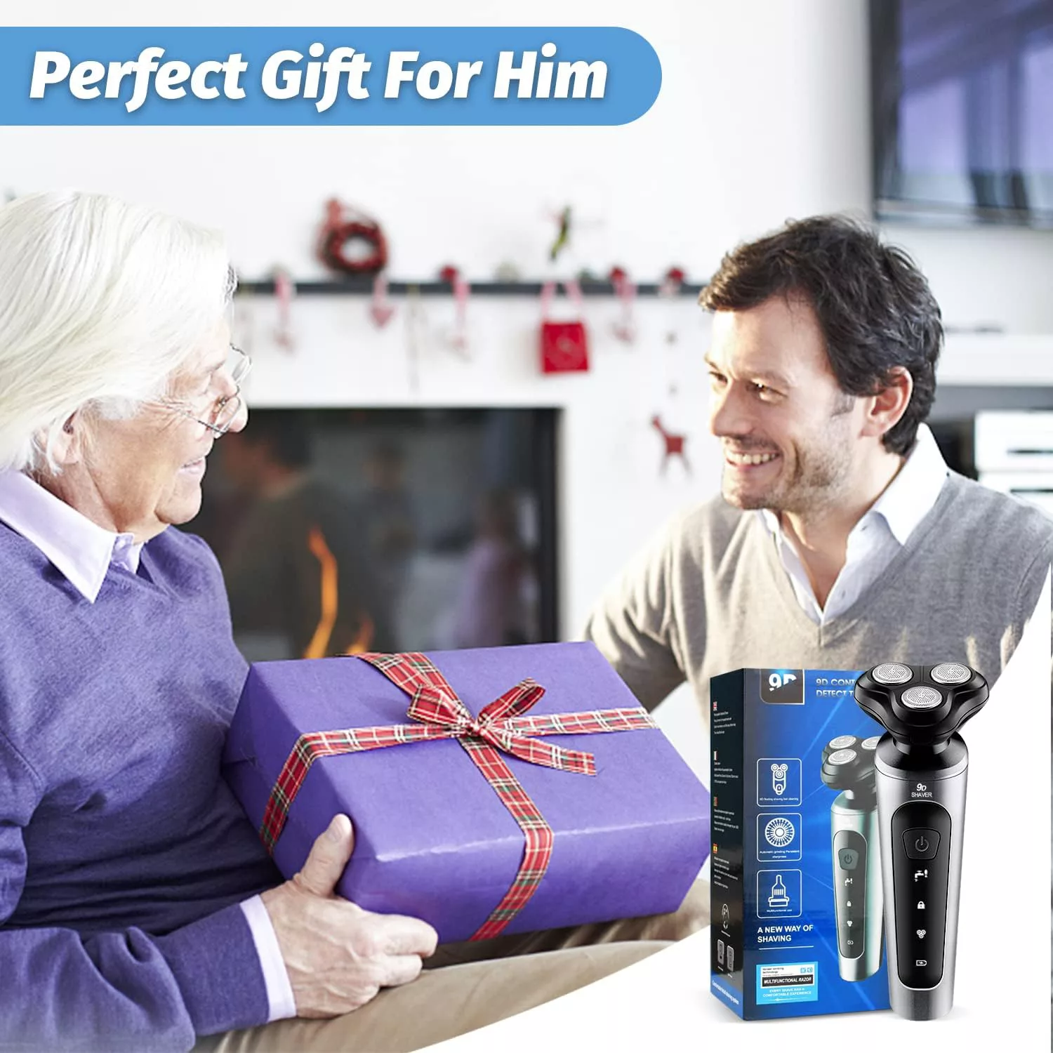 ماشین اصلاح موی صورت شارژی وویور مدل 9D