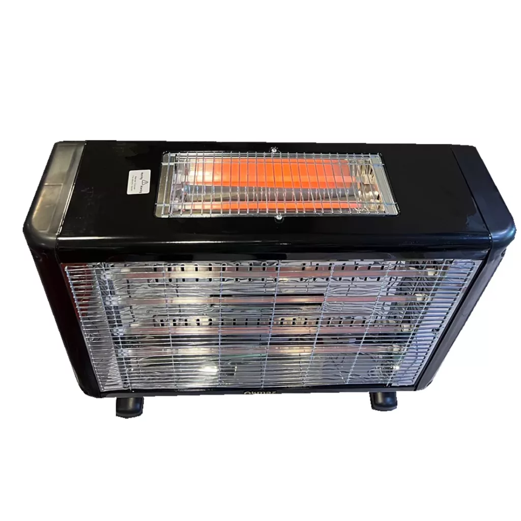 بخاری برقی آکماز مدل 6 المنته فن دار توربو