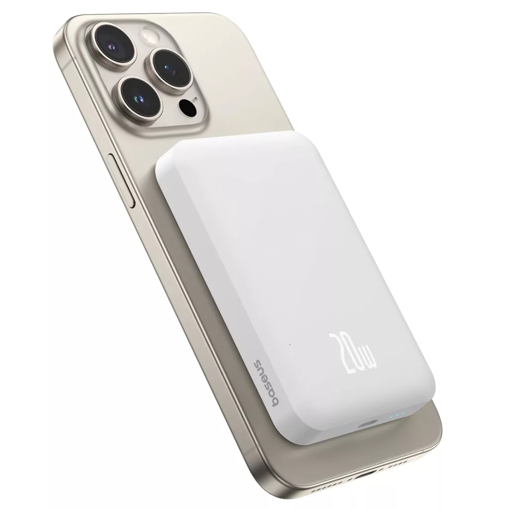 پاوربانک بیسوس مدل Wi5 ظرفیت 6000 میلی آمپرساعت