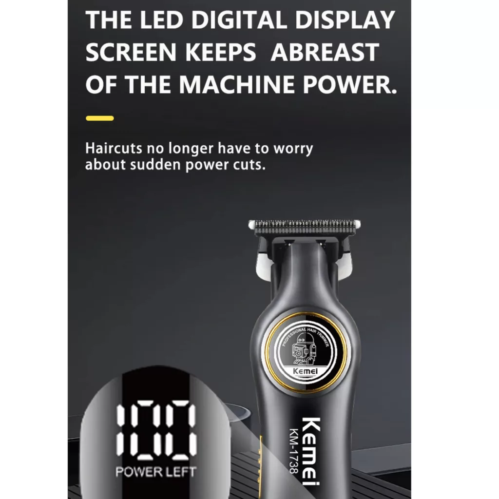 ماشین اصلاح موی سر و صورت شارژی کیمی مدل km-1738