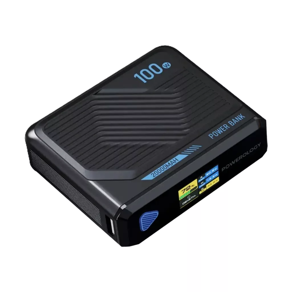 پاوربانک مگ سیف پاورولوژی مدل PPBCHA79 ظرفیت 20000 میلی‌ آمپر ساعت