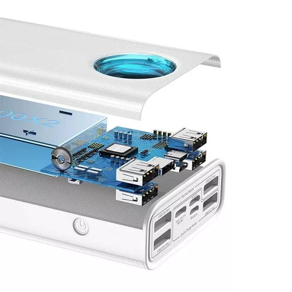 پاوربانک بیسوس مدل PPLG000102 با ظرفیت 30000 میلی آمپر بر ساعت