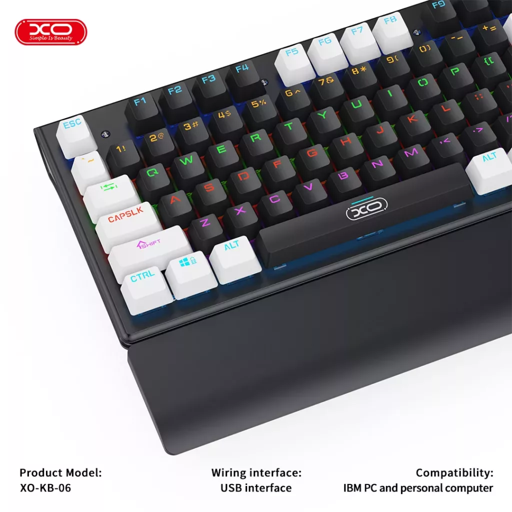 کیبورد و ماوس گیمینگ ایکس او مدل KB-06