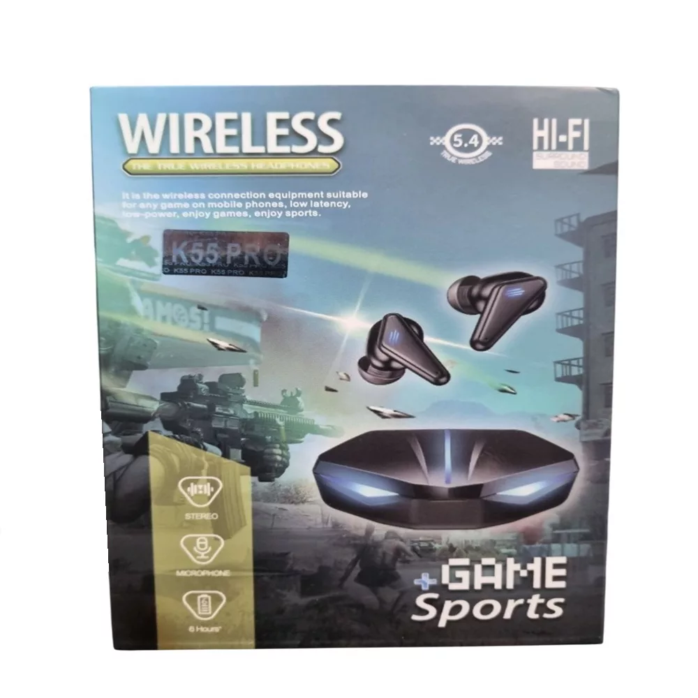 هدفون گیمینگ بلوتوثی مدل K55 PRO