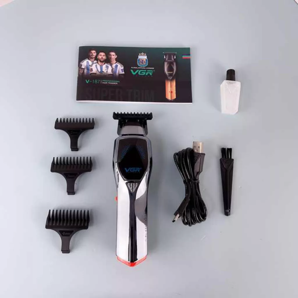 ماشین اصلاح موی سر و صورت وی جی ار مدل v-187