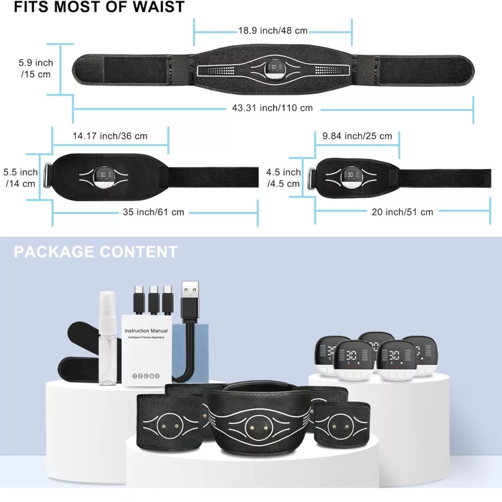 کمربند لاغری برقی مدل W8