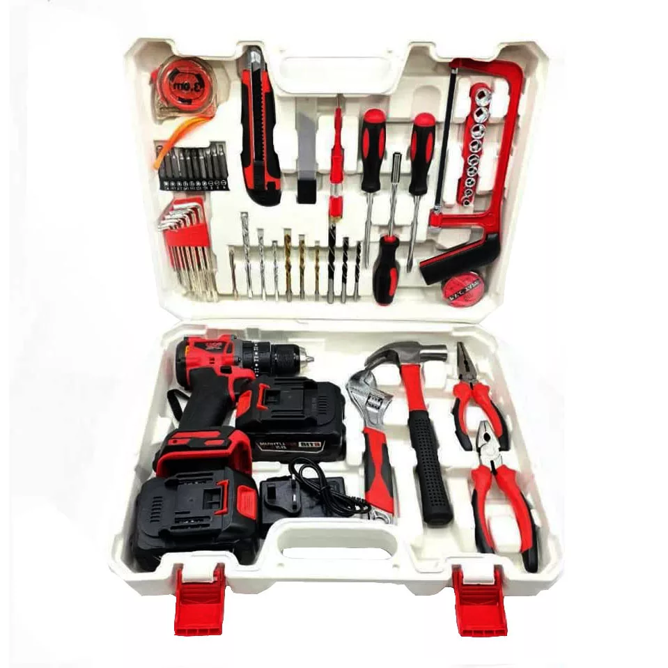 دریل چکشی شارژی سه نظام 10 میلیمتری 118 ولت باس مدل LIFE STYLE-901 -118V