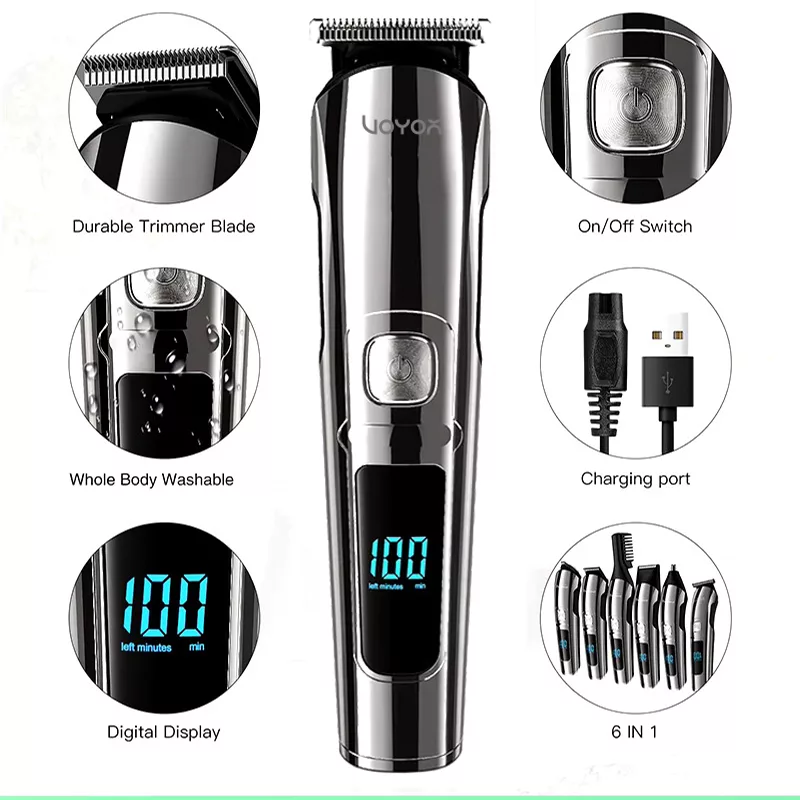 ماشین اصلاح موی سر و صورت شارژی وویور مدل FK-8688T