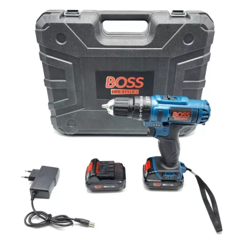 مجموعه 100 عددی دریل پیچ گوشتی چکشی شارژی باس مدل life style