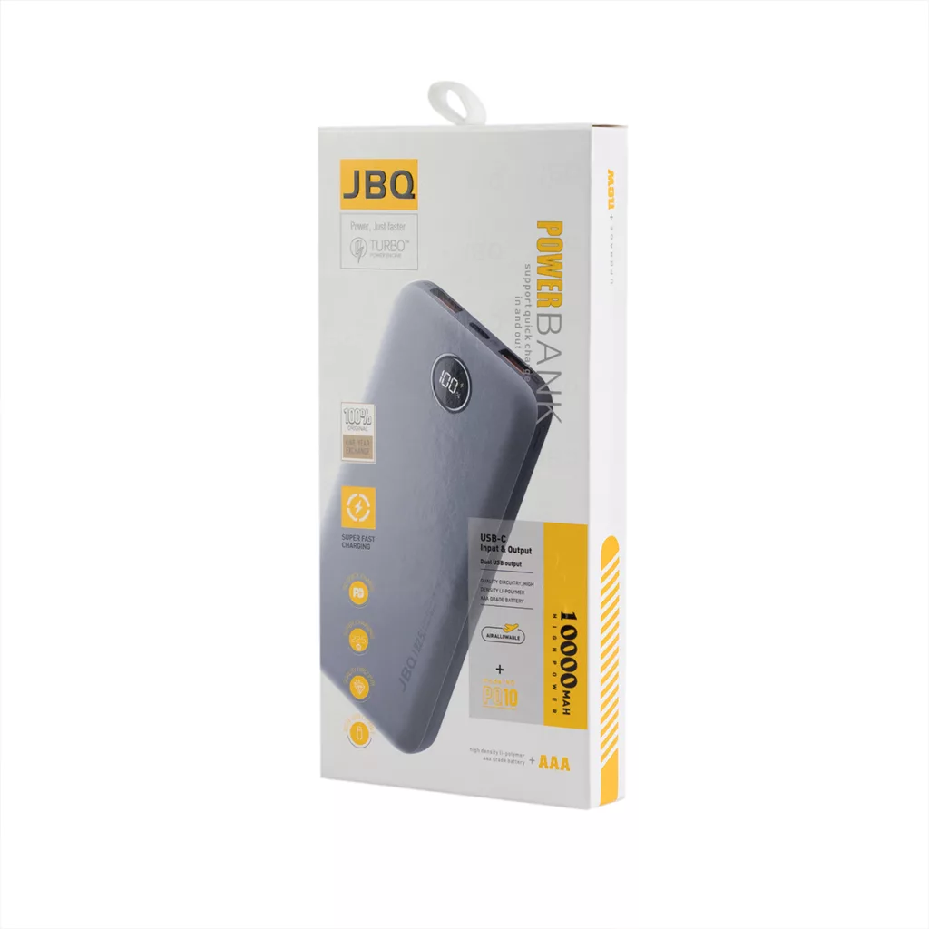 پاوربانک جی بی کیو مدل pq10 ظرفیت 10000 میلی آمپر ساعت