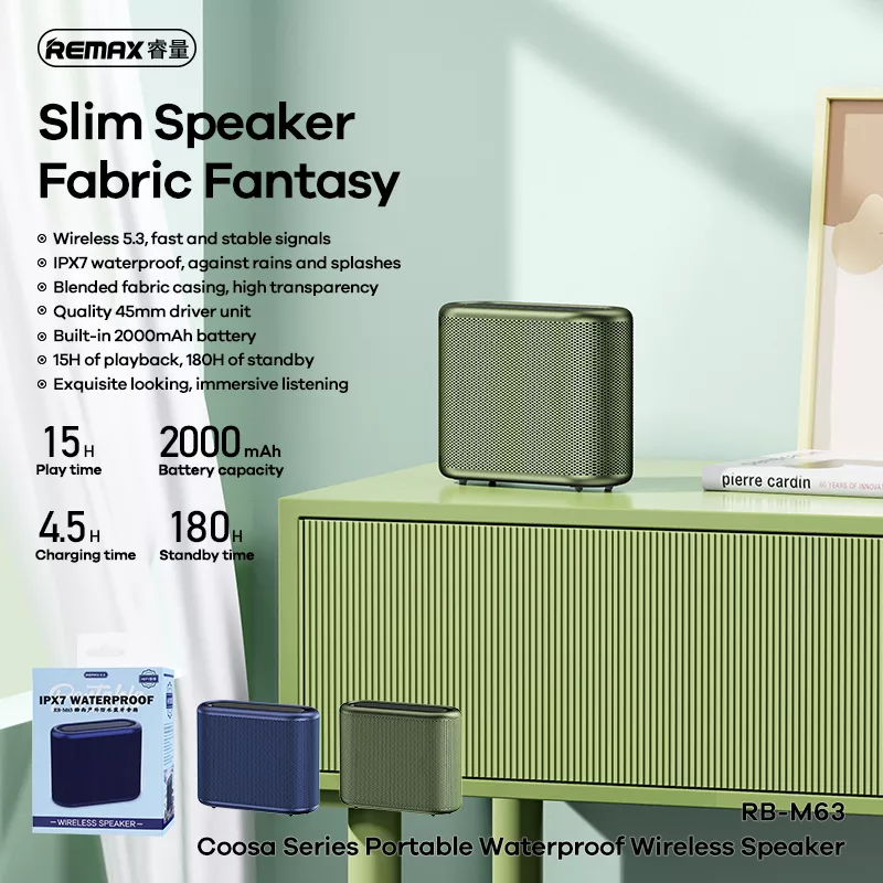 اسپیکر بلوتوثی ریمکس مدل RB-M63