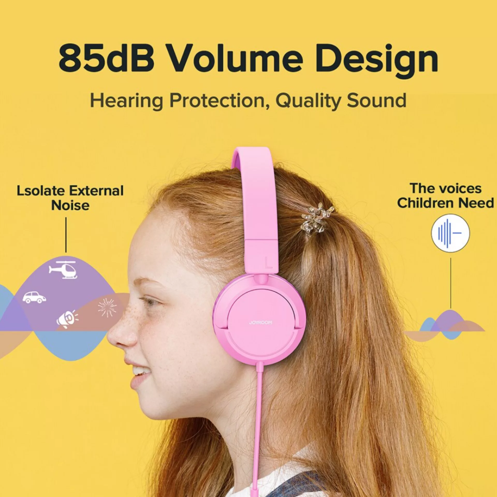 هدفون جوی روم مدل Kids HeadPhones