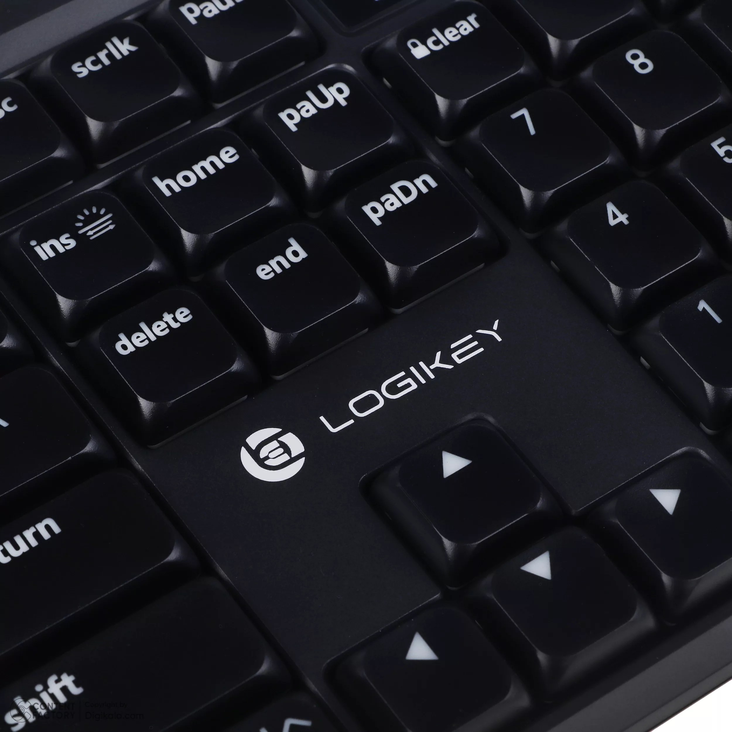 کیبورد بی سیم لاجی کی مدل K520B، سوییچ مکانیکال قرمز، Full-Size، نورپردازی RGB