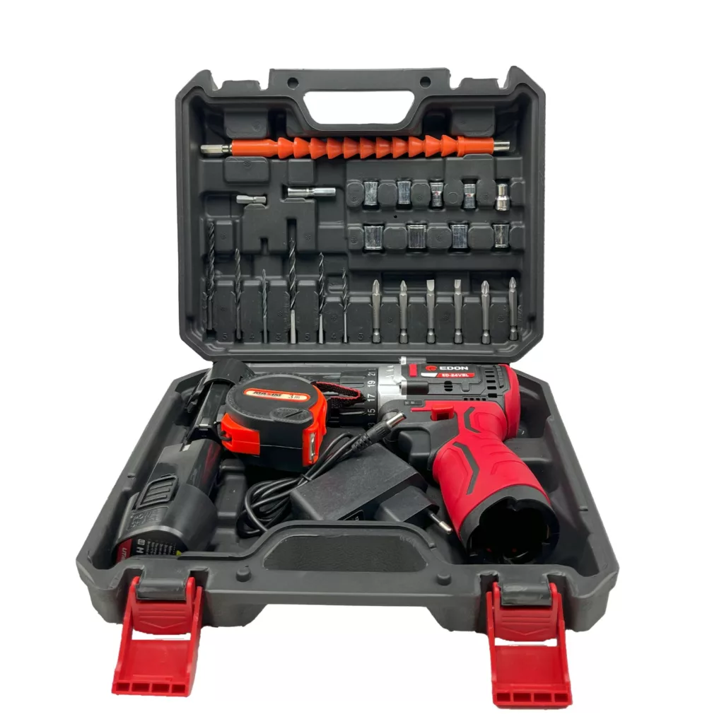 دریل پیچ گوشتی ادون مدل ED-24V مجموعه 32 عددی