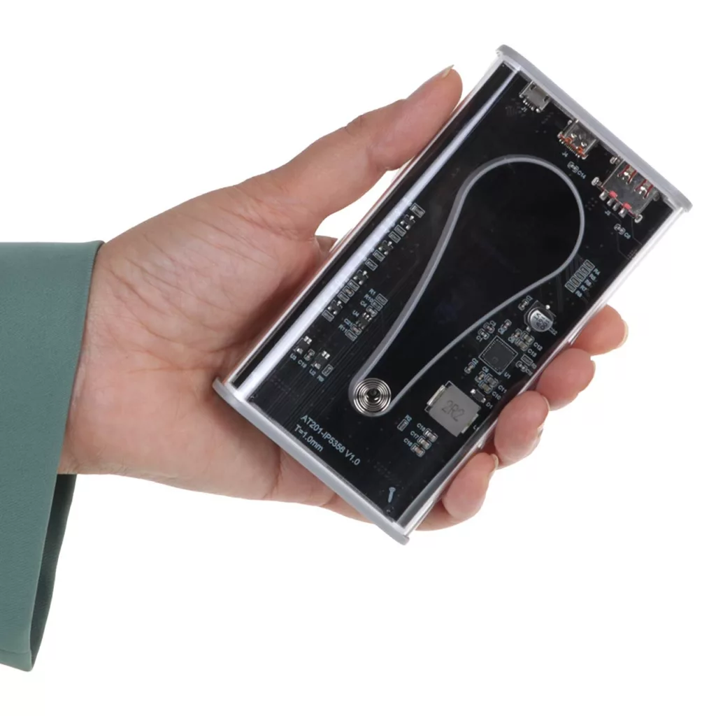 پاوربانک وی دنمن وی مدل DP28 طرفیت ۱۰۰۰۰ میلی آمپر ساعت