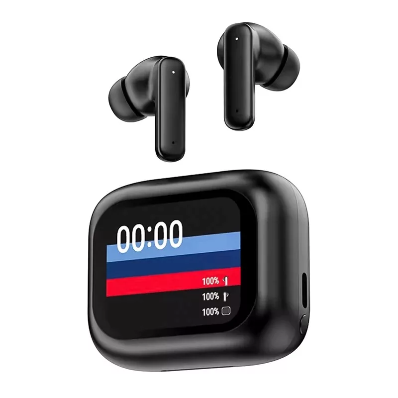 هدفون بلوتوثی موزیک آپولو مدل TWS- APEARBUDS DISPLAY