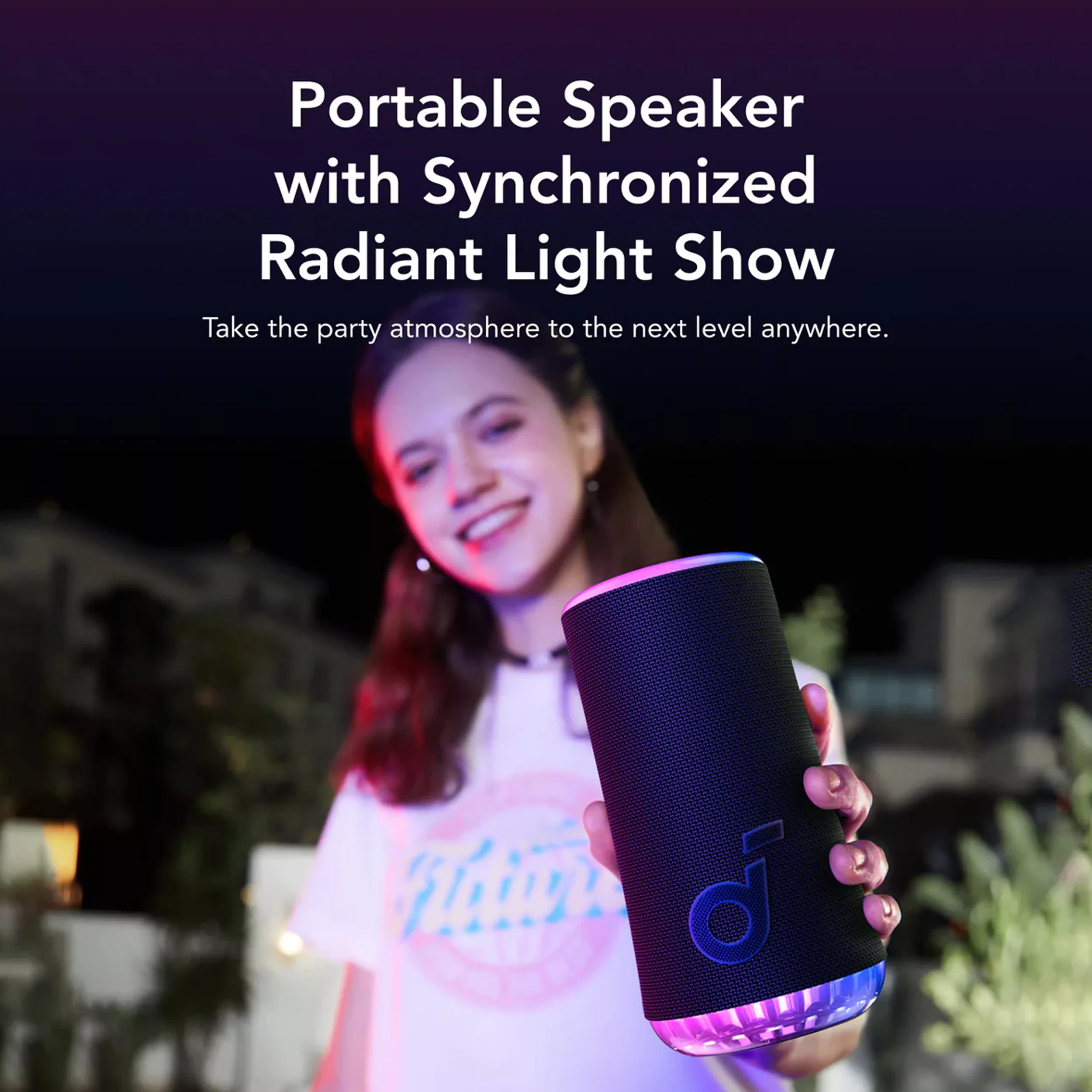 اسپیکر بلوتوثی قابل حمل انکر مدل Glow A3166011