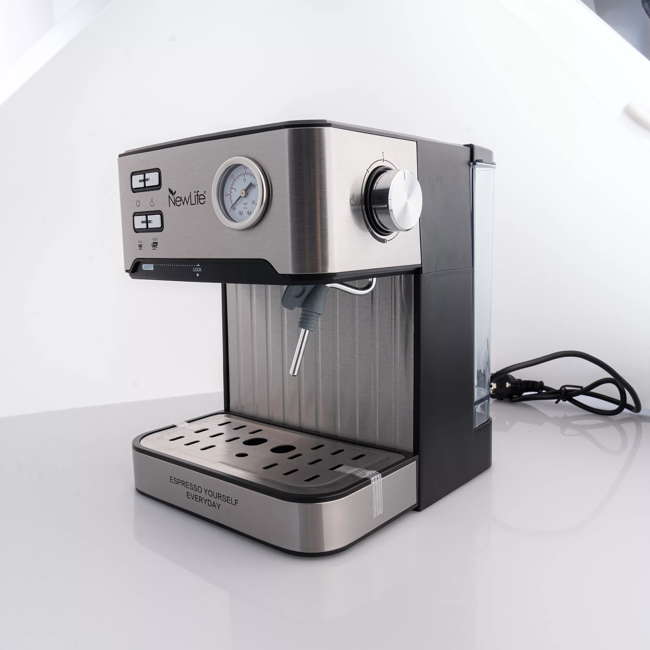 اسپرسو ساز 1800 میلی‌لیتر نیو لایف مدل EMP-13S-410