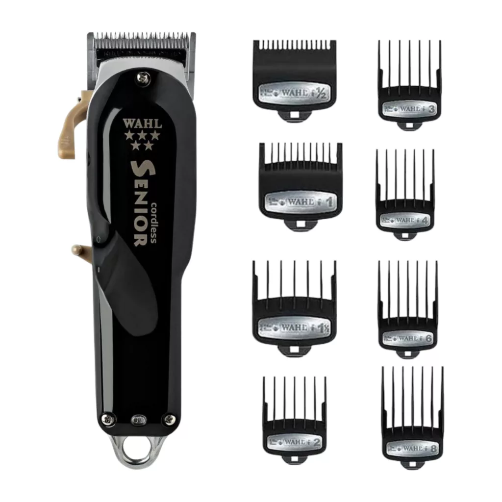 ماشین اصلاح موی سر و صورت وال پروفشنال مدل  cordless senior به همراه شانه اصلاح بسته 8 عددی