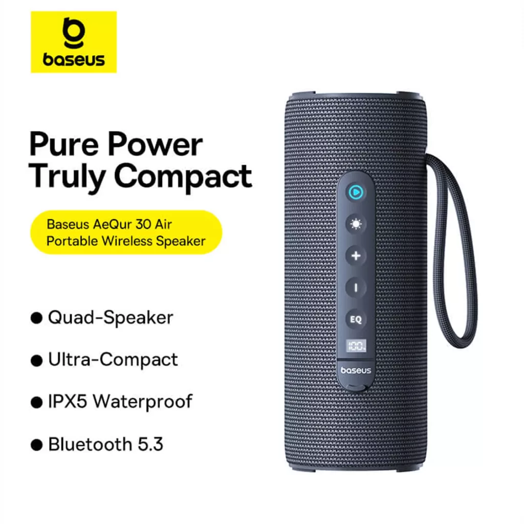 اسپیکر بلوتوثی قابل حمل بیسوس مدل AeQur 30 Air