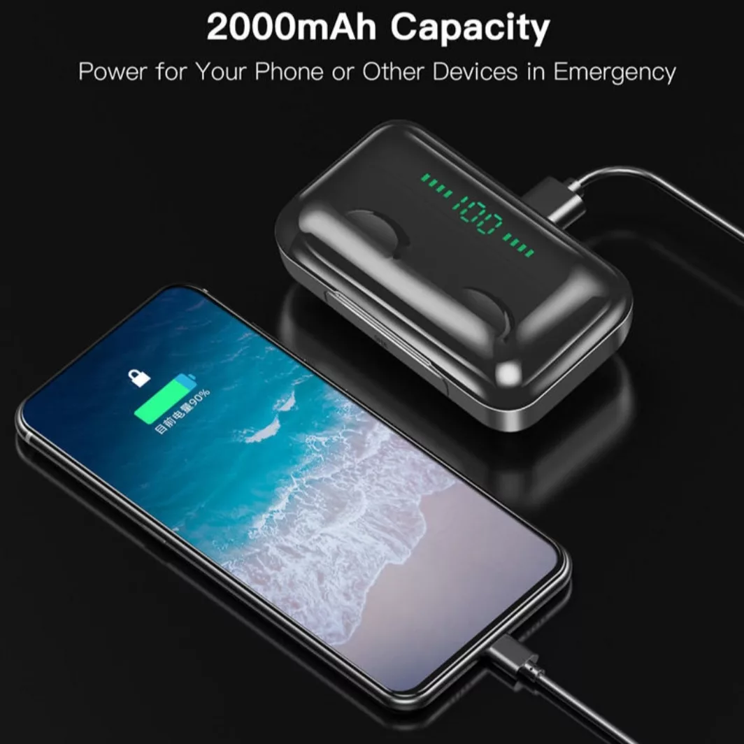 هدفون بلوتوثی مدل TWS_F9_V5.1