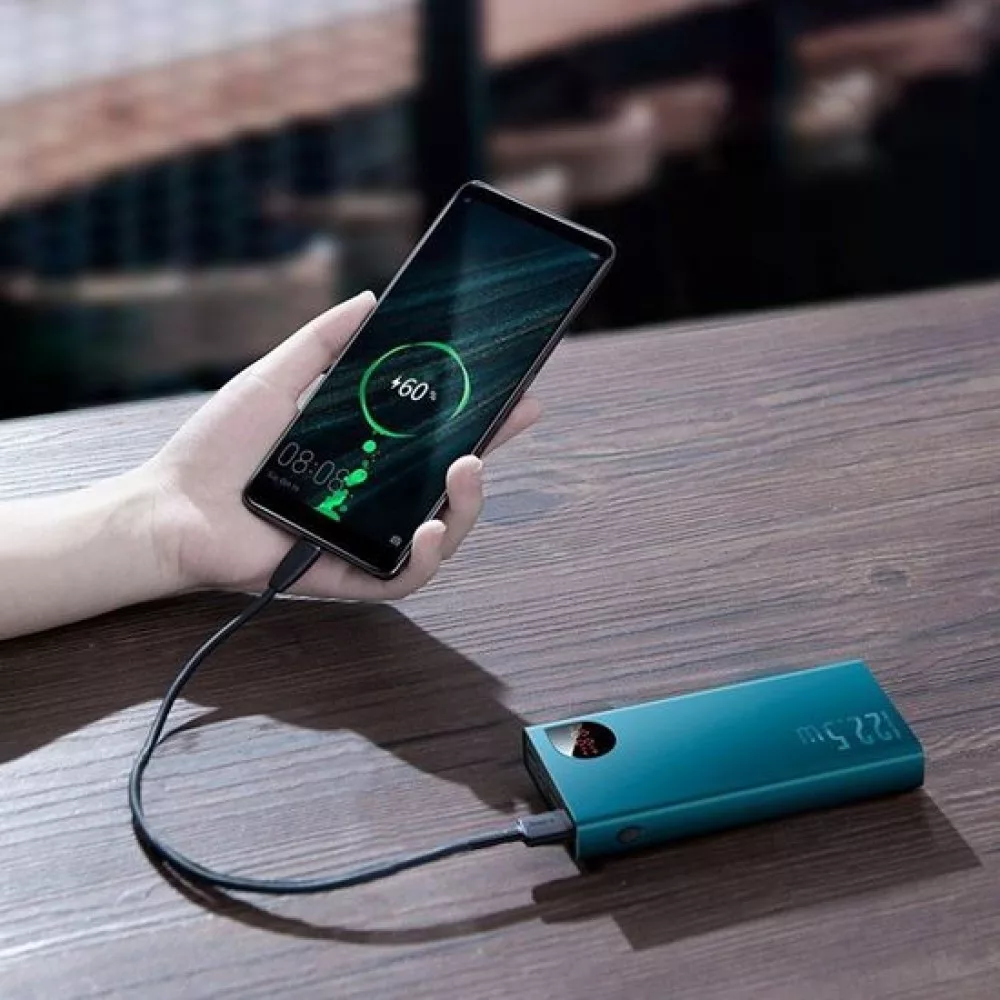 پاوربانک باسئوس مدل Adaman ظرفیت 20000 میلی آمپر ساعت