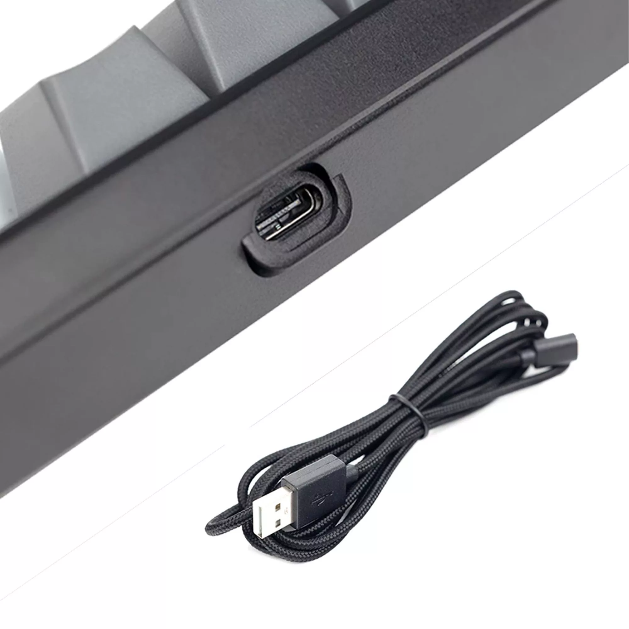 کیبورد گیمینگ هیسکا مدل HX-KEG440، سوییچ مکانیکال آبی، Tenkeyless، نورپردازی RGB