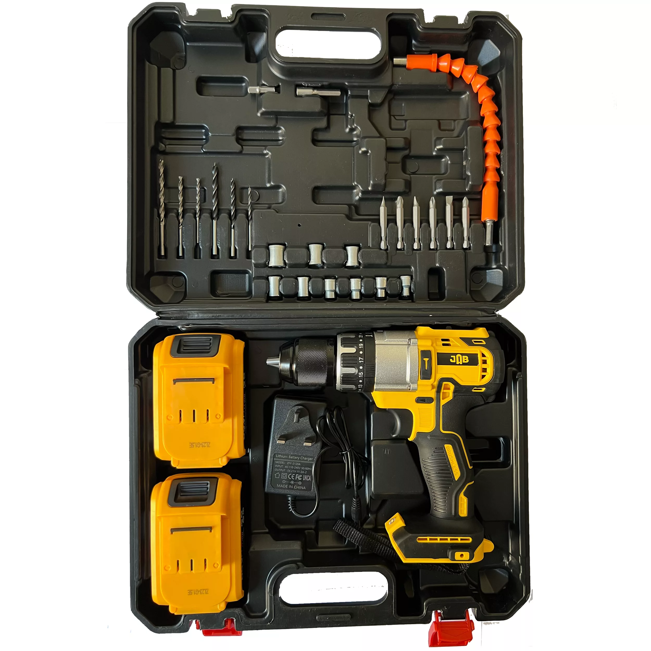 مجموعه 30 عددی دریل پیچ گوشتی شارژی جاب مدل JB-FV88 XR