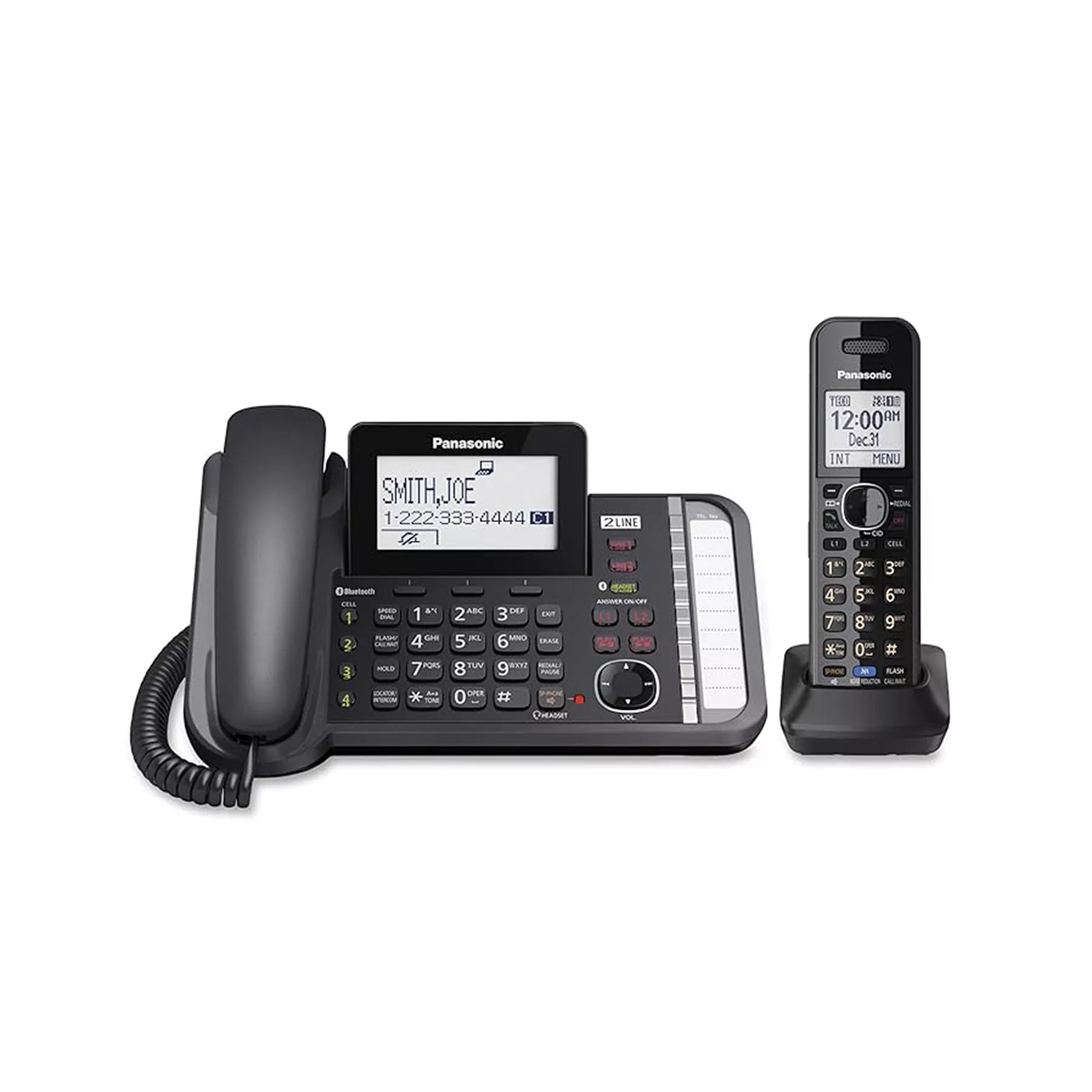 تلفن پاناسونیک مدل KX-TG9581B-BLACK