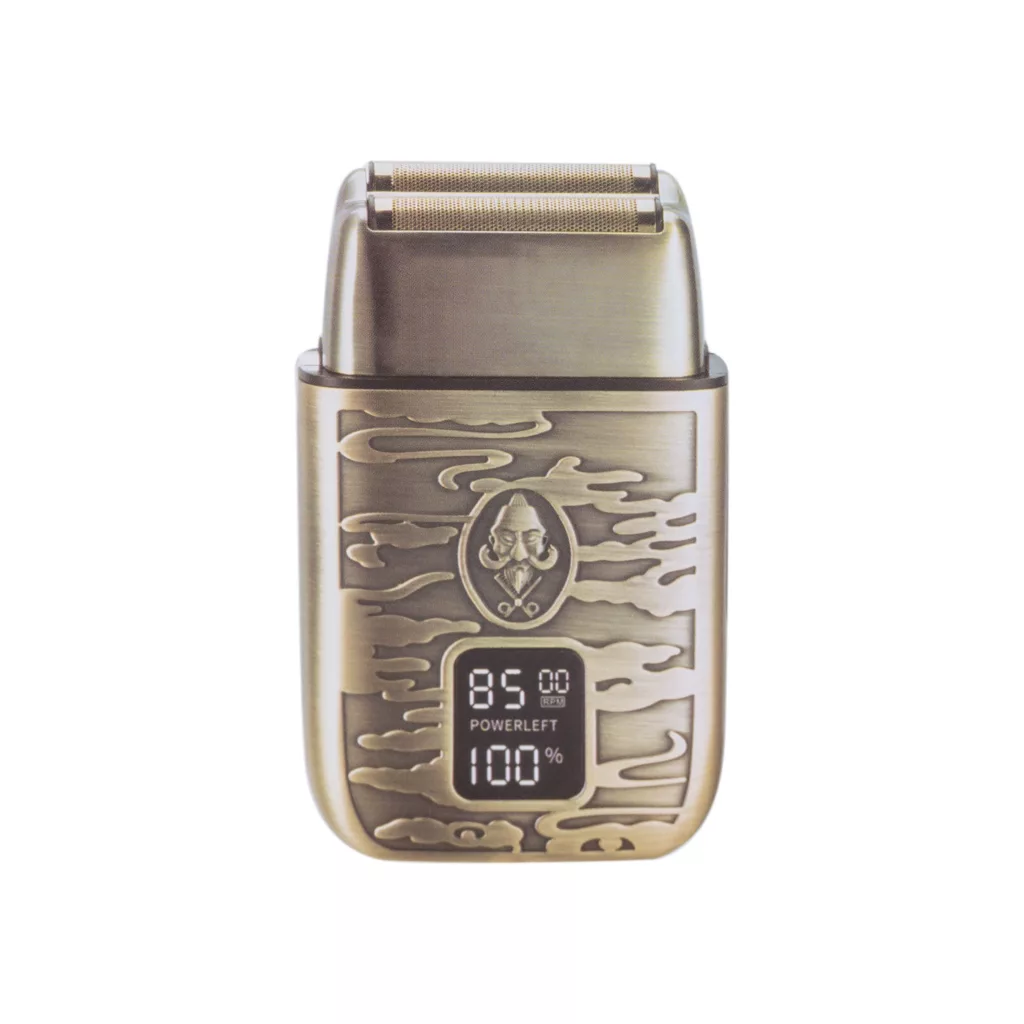 ماشین اصلاح موی صورت جی دبلیو مدل GW-9988، اصلاح به صورت صفر زن، طراحی ارگونومیک، نمایشگر LCD، منبع انرژی با کابل USB، تکنولوژی اصلاح به صورت شیو فویلی