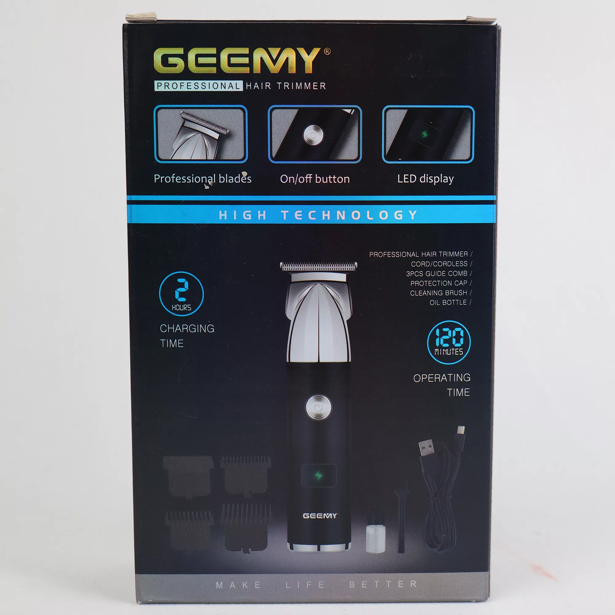 ماشین اصلاح موی سر و صورت شارژی جیمی مدل GM-6697